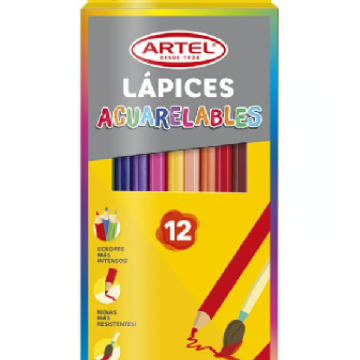 Lapices de color Acuarelables Artel