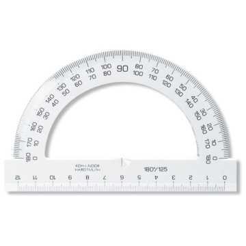 Transportador 180° 10 cm