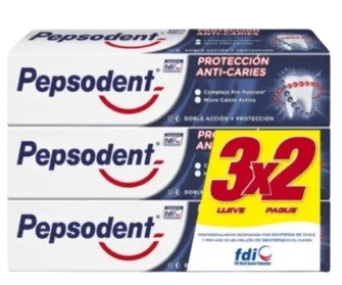 Pasta de diente Persodent anti caries 3x2 130 gr.