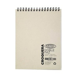 Croquera doble faz carta Artel