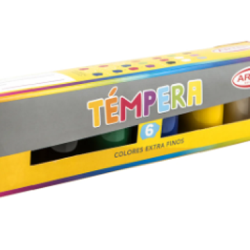 Tempera Artel 6 colores