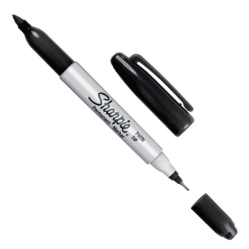 Sharpie doble punta negro