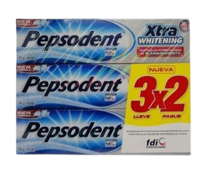 Pasta de diente Persodent Xtra Whitening 3x2 130 gr.