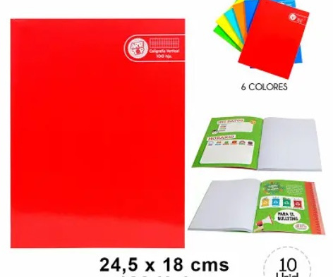 Cuaderno college matematicas 5mm Arte Top