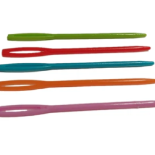Aguja lana plastica