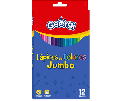 Lapices de color Jumbo Georgi
