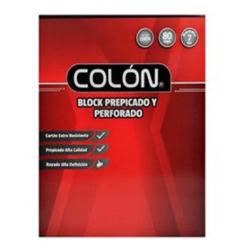 Block prepicado oficio Colon