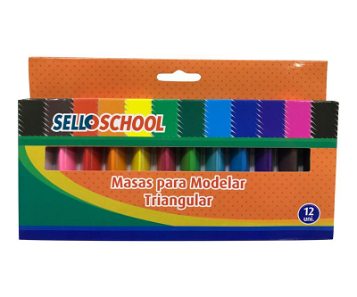 Plasticina triangular Selloschool