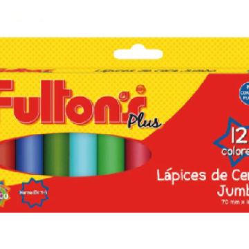 Lapices de cera Jumbo Fultons
