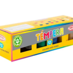 Tempera Artel 12 colores